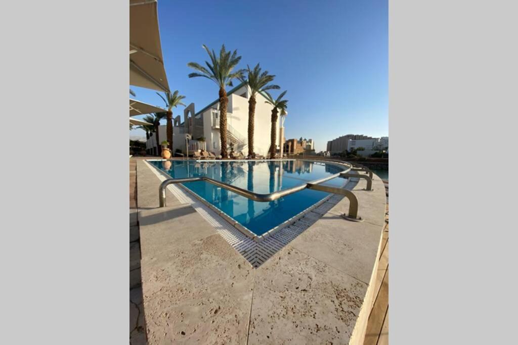 Ferienwohnung Haverim Ba'Lagouna Amazing Duplex 3Br Front Sea Eilat Exterior foto
